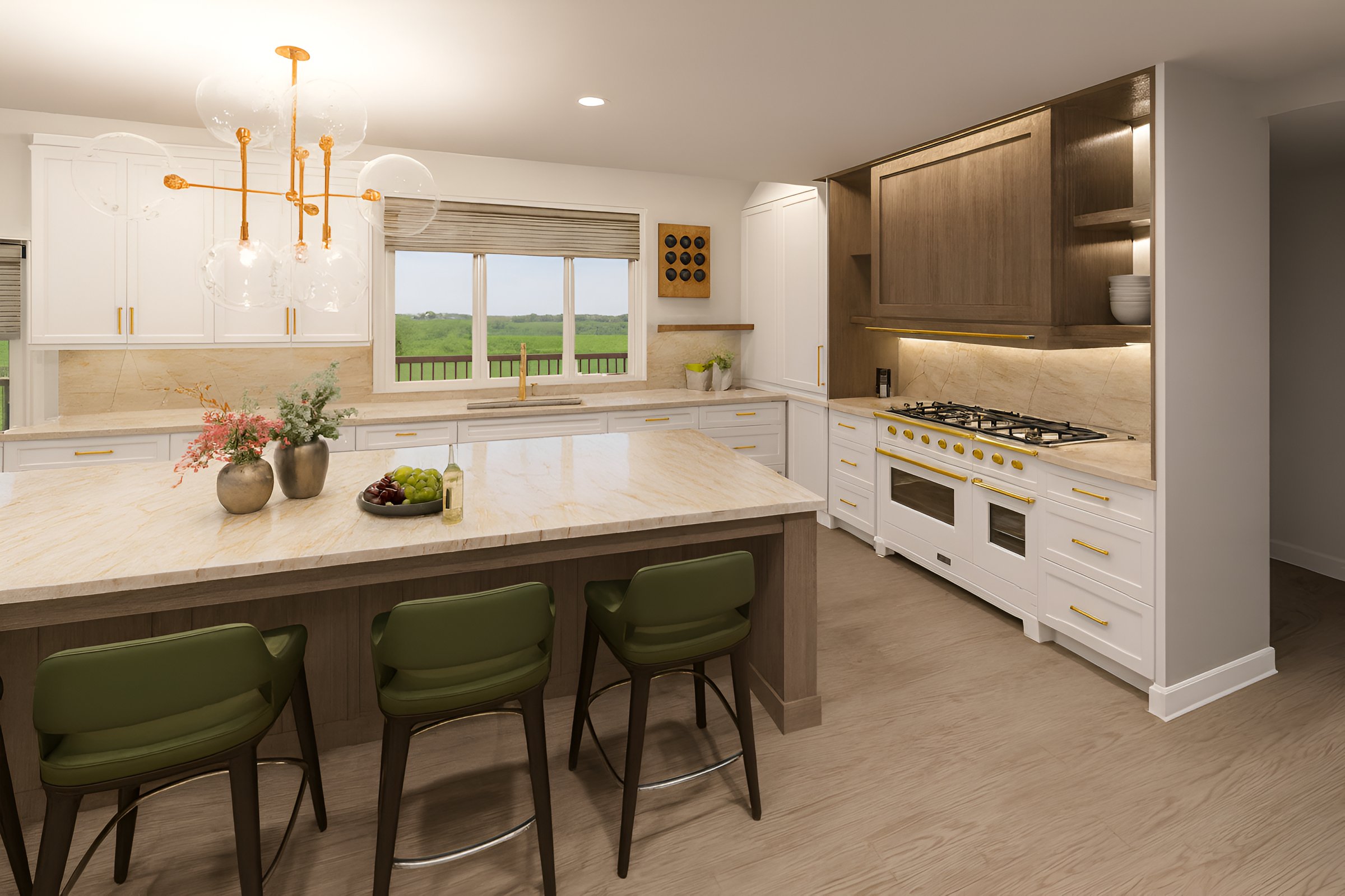 A renovated kitchen in Yardley, Pennsylvania
